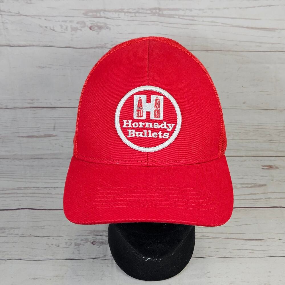 Hornady Bullets 75 Years Anniversary Red Trucker Hat Mens Adjustable Snapback